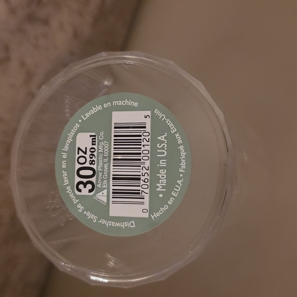 6 - 30 OZ Plastic Tumblers NWT - Picture 2 of 2